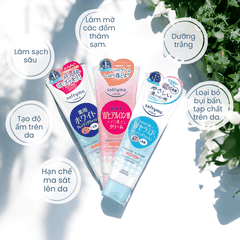 Sữa rửa mặt Kose Softymo Cleansing Foam Nhật Bản sạch sâu cấp ẩm cho da khô da dầu mụn 190g 60g