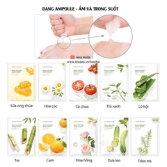 Mặt Nạ Giấy Nature Republic Chiết Xuất Tràm Trà Tự Nhiên Real Nature Tea Tree Mask 23ml (HSD: 08/2025)