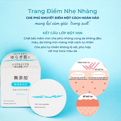 Phấn phủ Meishoku Repair and Balance Skin Care Powder siêu mịn chống nắng che phủ nâng tông SPF32 PA+++ 6g