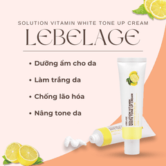 Kem dưỡng Lebelage Solution Vitamin White Tone Up Cream dưỡng trắng sáng da và cấp ẩm cho da 50ml Hàn Quốc