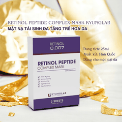 Mặt nạ KyungLab Repair và Retinol Peptide Mask cấp ẩm mờ thâm dưỡng trắng phục hồi và tái tạo da 25ml