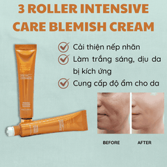 Kem dưỡng Lebelage 3 Roller Intensive Care giảm nhăn nâng cơ và dưỡng sáng da hiệu quả 30ml Hàn Quốc chính hãng