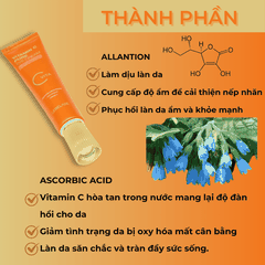 Kem mắt Lebelage Vitamin C Pure Eye Cream giảm thâm giảm vết nhăn vùng mắt bọng mắt hiệu quả 40ml Hàn Quốc