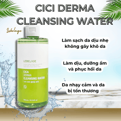 Nước tẩy trang Lebelage Derma Cleansing Water tẩy trang sạch sâu dịu nhẹ và dưỡng ẩm trắng da 300ml Hàn Quốc