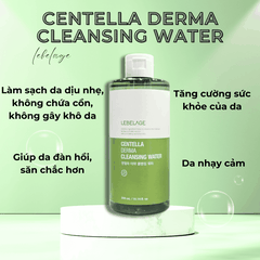 Nước tẩy trang Lebelage Derma Cleansing Water tẩy trang sạch sâu dịu nhẹ và dưỡng ẩm trắng da 300ml Hàn Quốc