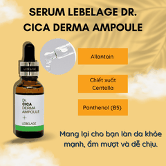 Serum Lebelage Dr. Vitamin C Derma Ampoule dưỡng da sáng mịn màng ngăn ngừa lão hóa 30ml Hàn Quốc chính hãng