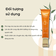 Kem mắt Lebelage Vitamin C Pure Eye Cream giảm thâm giảm vết nhăn vùng mắt bọng mắt hiệu quả 40ml Hàn Quốc