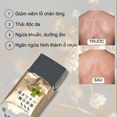 Xà phòng ngừa mụn lưng Pelican For Back Medicated Soap Bar giảm mụn lưng tắm trắng da chuẩn Nhật Bản 135g