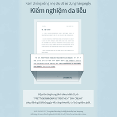 Kem chống nắng nâng tone Prettyskin Multi Hydra B5 Treatment Sun Cream dành cho da dầu mụn SPF50+ 50ml