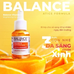 Serum Balance Vitamin C trắng da mờ thâm mụn chính hãng 30ml (HSD: 18/07/2025)