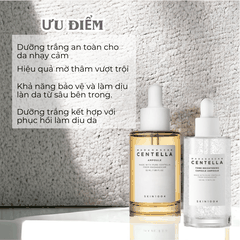 Tinh chất rau má giảm mụn, phục hồi, dưỡng trắng da Hàn Quốc Skin1004 Madagascar Centella Ampoule