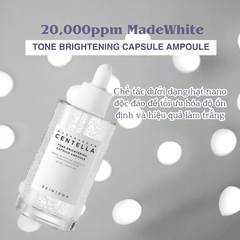 Tinh chất rau má giảm mụn, phục hồi, dưỡng trắng da Hàn Quốc Skin1004 Madagascar Centella Ampoule