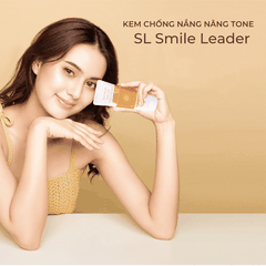 Kem chống nắng nâng tone Smile Leader Sun Cream SPF50+ cho da dầu mụn và da khô 60ml