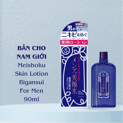 Nước Hoa Hồng giảm mụn Meishoku Bigansui Skin Lotion ngừa mụn cho da dầu mụn Nhật Bản 90ml