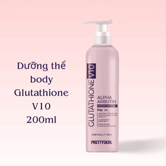 Kem dưỡng trắng body Prettyskin Lotion dưỡng thể chống lão hóa làm trắng da cấp tốc Glutathione và Retinol B5