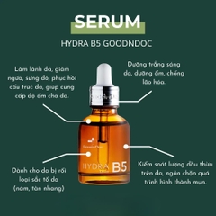 Serum B5 Goodndoc tinh chất dưỡng trắng da căng bóng phục hồi dưỡng ẩm 30ml