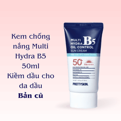 Kem chống nắng nâng tone Prettyskin Multi Hydra B5 Treatment Sun Cream dành cho da dầu mụn SPF50+ 50ml