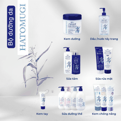 Nước tẩy trang, dầu tẩy trang ý dĩ Hatomugi The cleansing lotion cho da dầu mụn da khô Nhật Bản 500ml