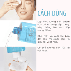 Nước tẩy trang Prettyskin tẩy trang rau má dịu nhẹ sạch sâu và B5 phục hồi da Pretty Skin Hàn Quốc 500ml