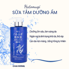 Sữa tắm trắng da Hatomugi Body Wash trắng da toàn thân thơm lâu chiết xuất ý dĩ cho nam nữ Nhật Bản