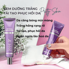Kem dưỡng PrettySkin Retinal BakuChiol Night Cream tái tạo phục hồi trẻ hóa da Pretty Skin Retinol Hàn Quốc