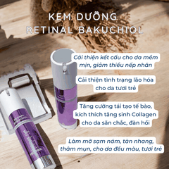 Kem dưỡng PrettySkin Retinal BakuChiol Night Cream tái tạo phục hồi trẻ hóa da Pretty Skin Retinol Hàn Quốc