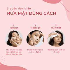 Sữa rửa mặt Hatomugi Cleansing Facial Foam chiết xuất ý dĩ dưỡng ẩm dưỡng trắng da Nhật Bản 130g 170g