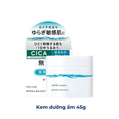 Kem dưỡng Meishoku Repair & Balance Cream dưỡng ẩm da dịu nhẹ cho da nhạy cảm Nhật Bản 45g