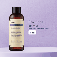 Toner Klairs nước hoa hồng Dear Klairs cấp ẩm cân bằng da không mùi và có mùi 180ml Hàn Quốc