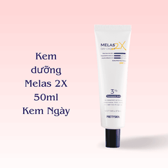 Kem dưỡng trắng mờ thâm nám Melas 2X Day & Night Cream PrettySkin giúp làn da trắng sáng giảm thâm nám 50ml