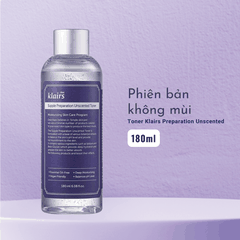 Toner Klairs nước hoa hồng Dear Klairs cấp ẩm cân bằng da không mùi và có mùi 180ml Hàn Quốc