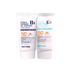 Kem chống nắng nâng tone Prettyskin Multi Hydra B5 Treatment Sun Cream dành cho da dầu mụn SPF50+ 50ml