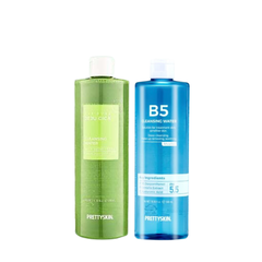 Nước tẩy trang Prettyskin tẩy trang rau má dịu nhẹ sạch sâu và B5 phục hồi da Pretty Skin Hàn Quốc 500ml