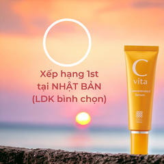 Vitamin C Serum và Lotion Meishoku C Vita dưỡng trắng da dưỡng ẩm tự nhiên từ cam Yuzu Nhật Bản