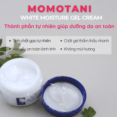 Kem dưỡng trắng Momotani White Moisture Gel Cream cho mặt và cơ thể Nhật Bản 230G 20G
