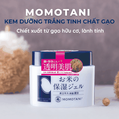 Kem dưỡng trắng Momotani White Moisture Gel Cream cho mặt và cơ thể Nhật Bản 230G 20G