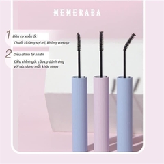 Chuốt mi Memeraba curling smart mascara, giúp mi cong, không vón cục, tơi mi, dày mi (Màu Tím) - (HSD: 15/09/2025)
