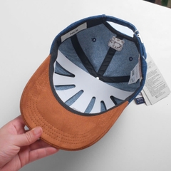 CAP MLB NY DENIM SUEDE TOUCH NAVY BROWN