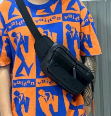 CROSSBODY SUPERDRY LOGO BLACK