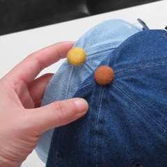 CAP MLB NY DENIM SUEDE TOUCH NAVY BROWN