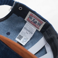 CAP MLB NY DENIM SUEDE TOUCH NAVY BROWN