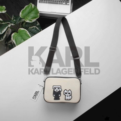 KARL LAGERFELD CREAM BAG