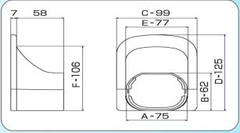 Nắp chụp áp trần RDP-70