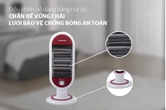 Đèn Sưởi Điện Hồng Ngoại 3 Bóng Sunhouse SHD7022 Công Suất Cao, Sưởi Làm Ấm Phòng Ngủ, Phòng Khách