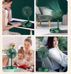 Quạt Mini Tích Điện Sạc Nhanh Qua Cổng USB