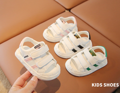 Một đôi giày sandal Hàn Quốc cho bé trai mùa hè 0-3 tuổi giày trẻ mới biết đi đế mềm cho bé gái giày trẻ mới biết đi hợp thời trang 2