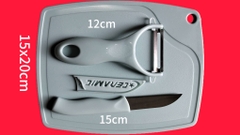 Bộ thớt - dao - bào loại nhỏ xí