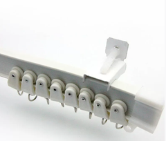 Thanh treo rèm đường rèm đường sắt cong có thể uốn cong đường ray trượt hình chữ U 1 mét