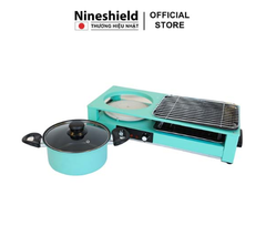 Bếp lẩu nướng điện đa năng Nineshield KB-303 – Thiết bị 2 trong 1 tiện ích cho gian bếp