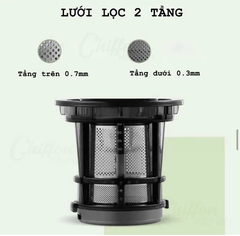 Máy Ép Chậm - Máy Ép Hoa Qủa Nineshield KB-F6B Ép Kiệt Dễ Dàng Sử Dụng